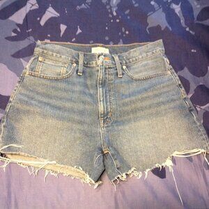 Madewell The Mom Jean Short 30